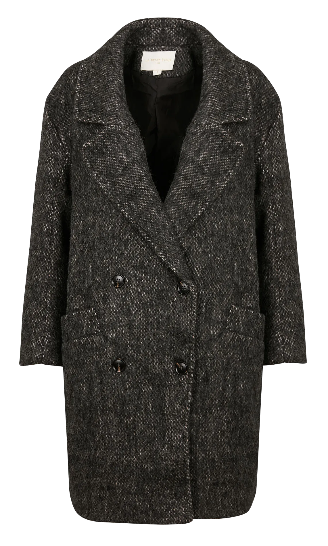  LA PETITE ETOILE   NAELIS - Cappotto collo tailleur | Grigio