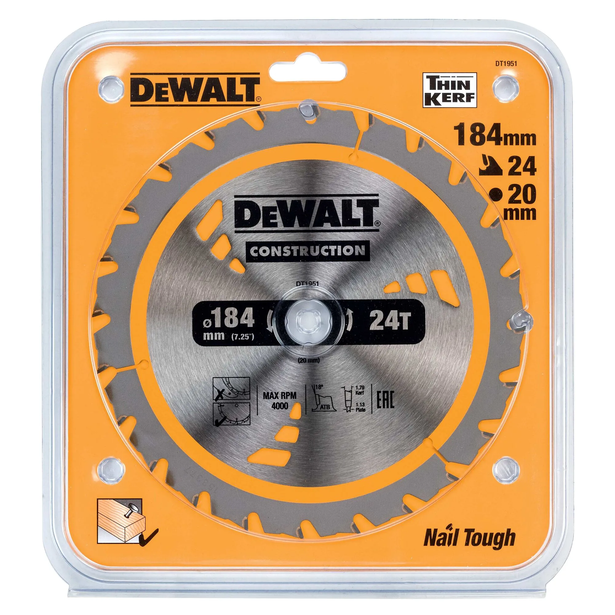 Lama per sega circolare DeWALT, 1 pezzi