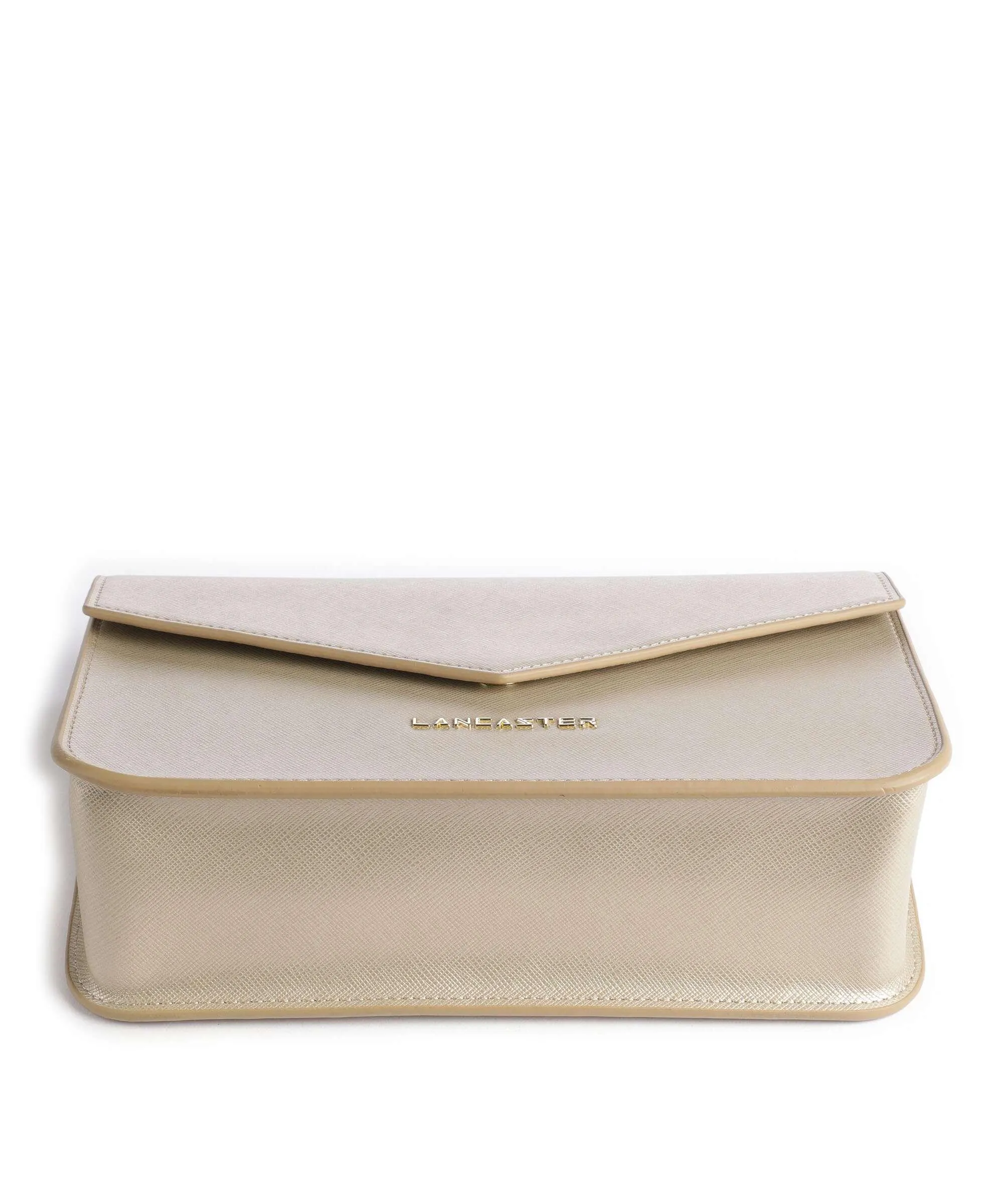  Lancaster Adeline Borsa a tracolla pelle granulata oro  