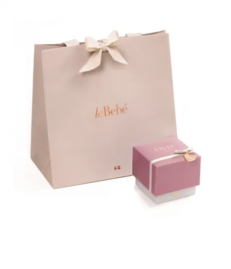 Le Bebè - 9K Yellow Gold Middle Boy Pendant customizable with name