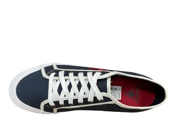Le Coq Sportif men's canvas sneakers shoe Deauville Tricolore 1310818 blue