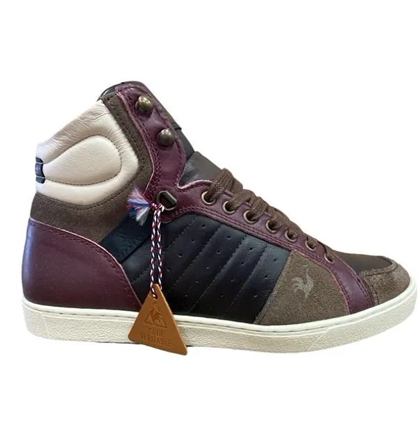 Le Coq Sportif men's sneakers shoe high Perpignan Burnished 1420713 mustard