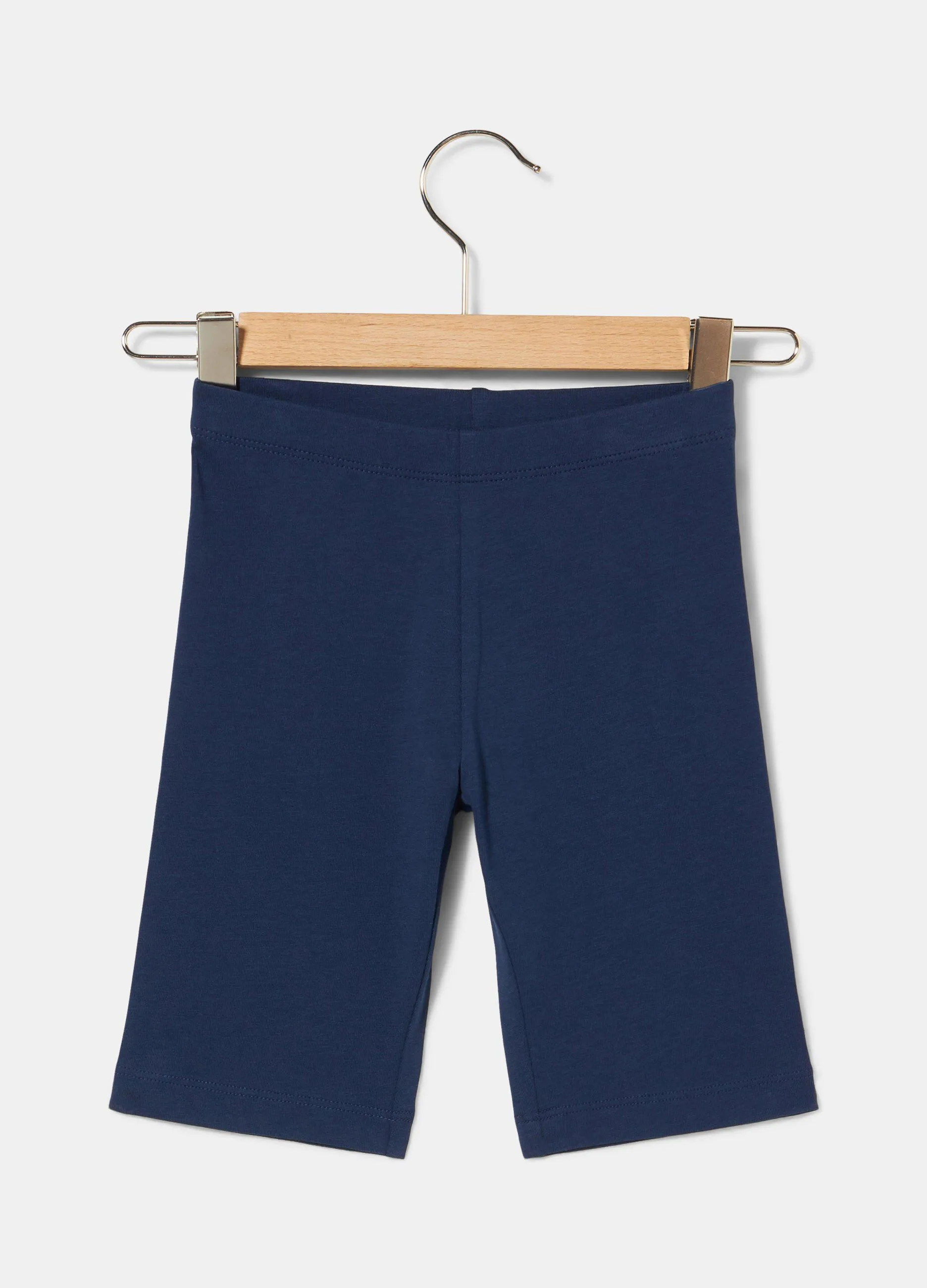 Leggings capri in cotone elasticizzato bambina