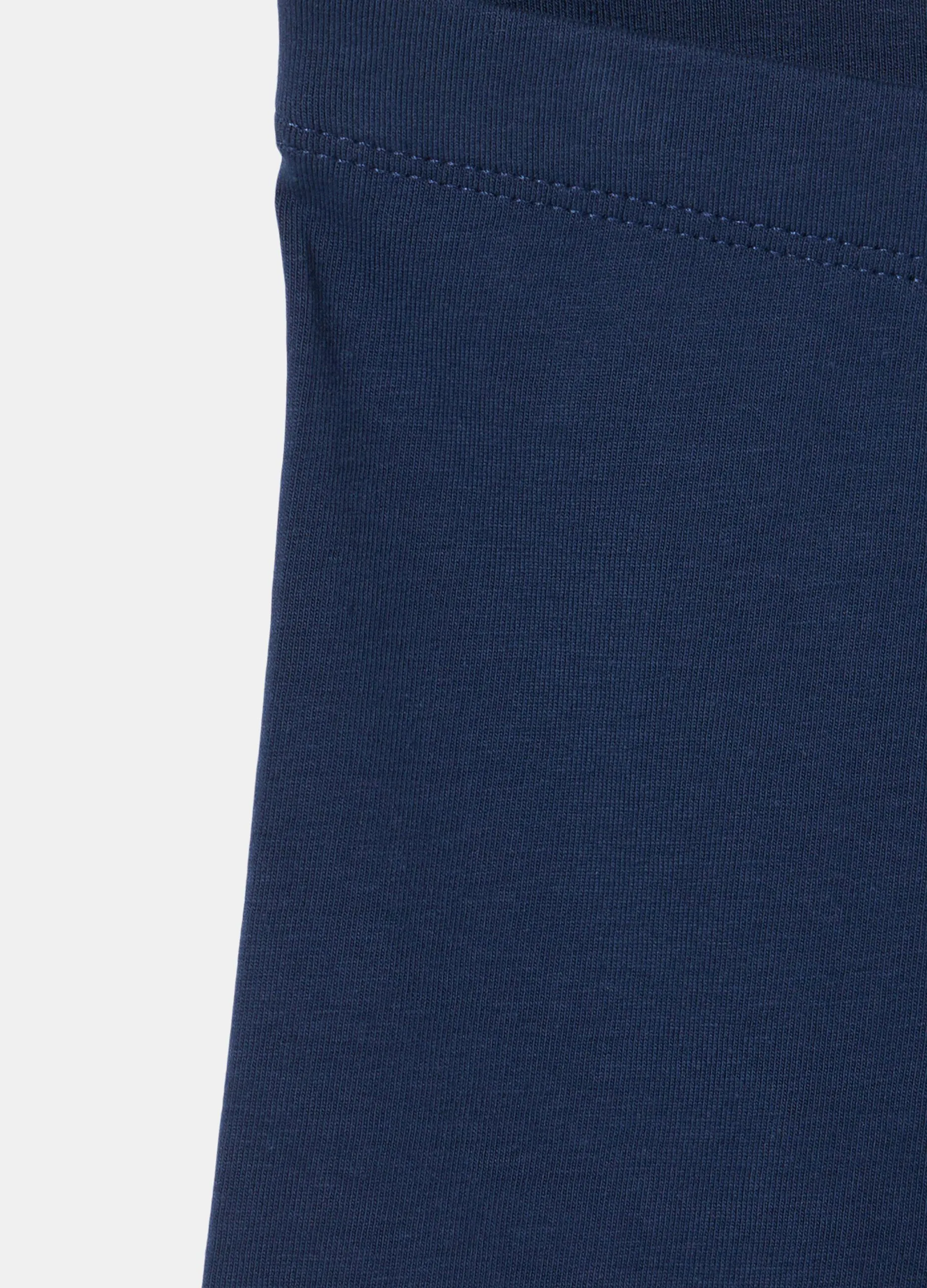 Leggings capri in cotone elasticizzato bambina
