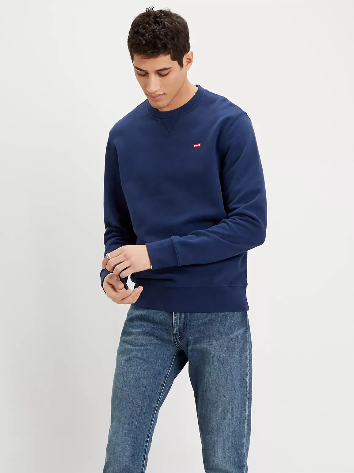 LEVI’S FELPA GIROCOLLO LEVI’S BLU