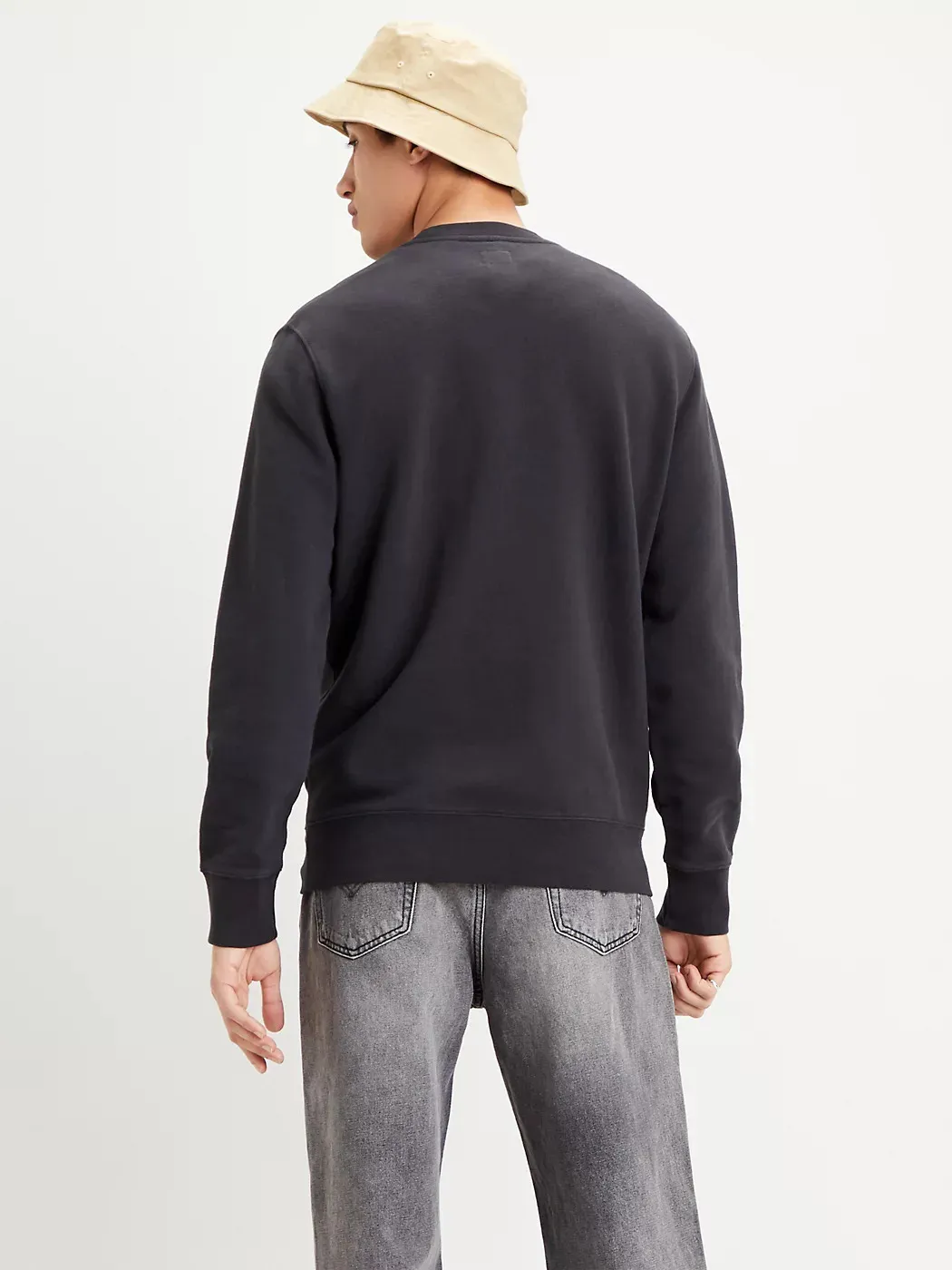 LEVI’S FELPA GIROCOLLO LOGO LEVI’S NERA
