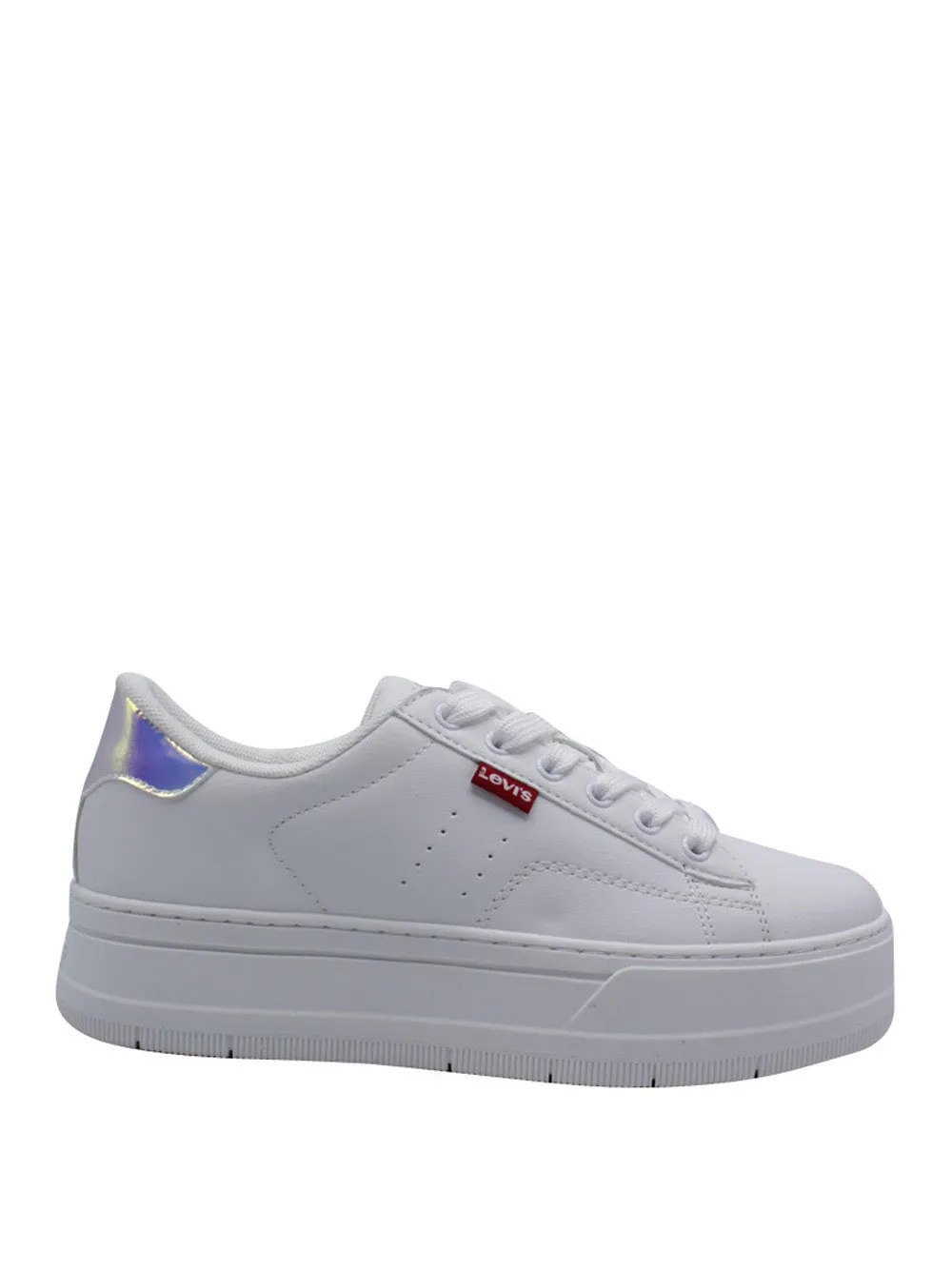 LEVI'S Sneakers platform Donna - Bianco modello VTAM0011S_J282T
