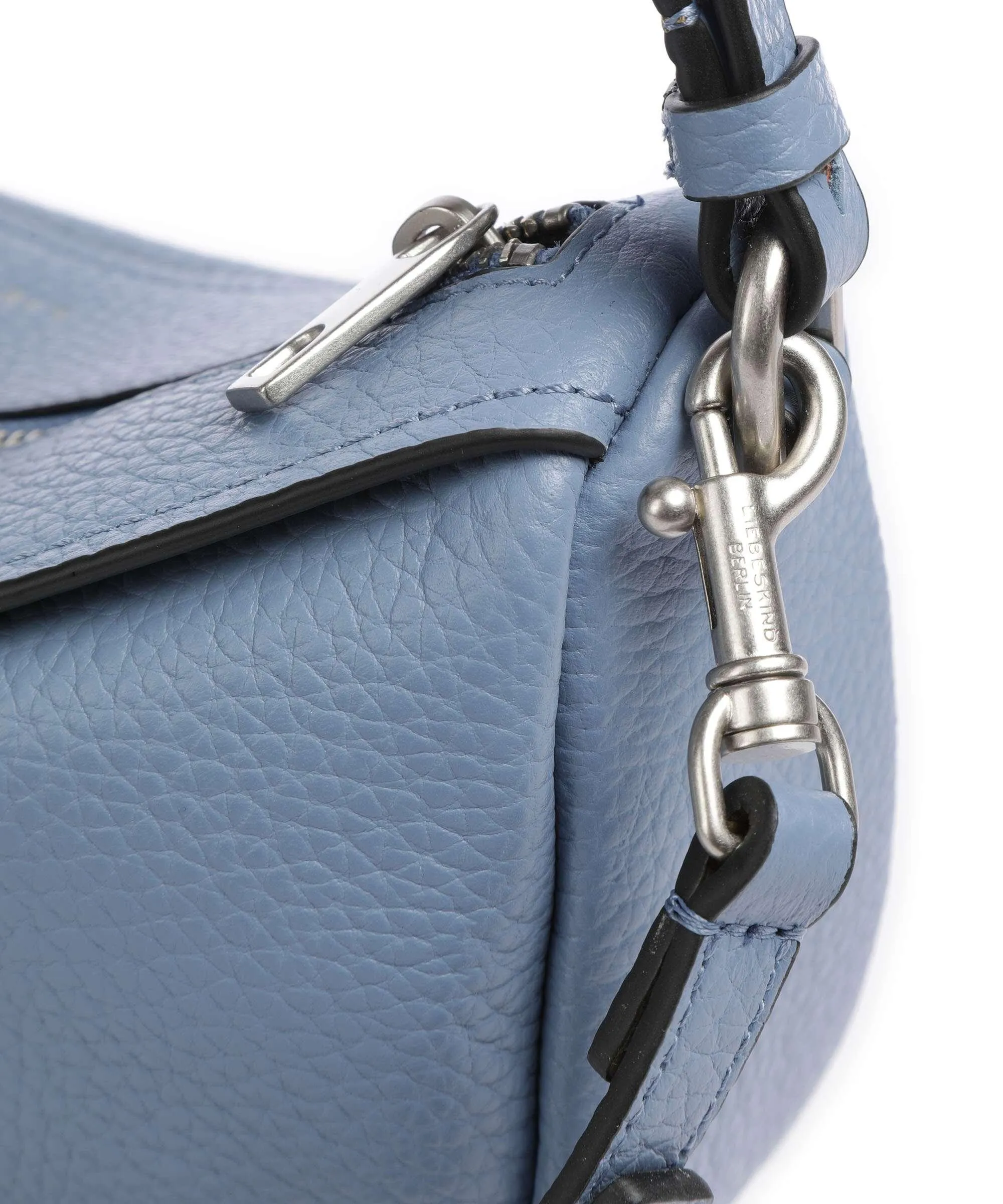  Liebeskind Melli Heavy Pebble S Borsa hobo pelle di vacchetta grana blu-grigio  