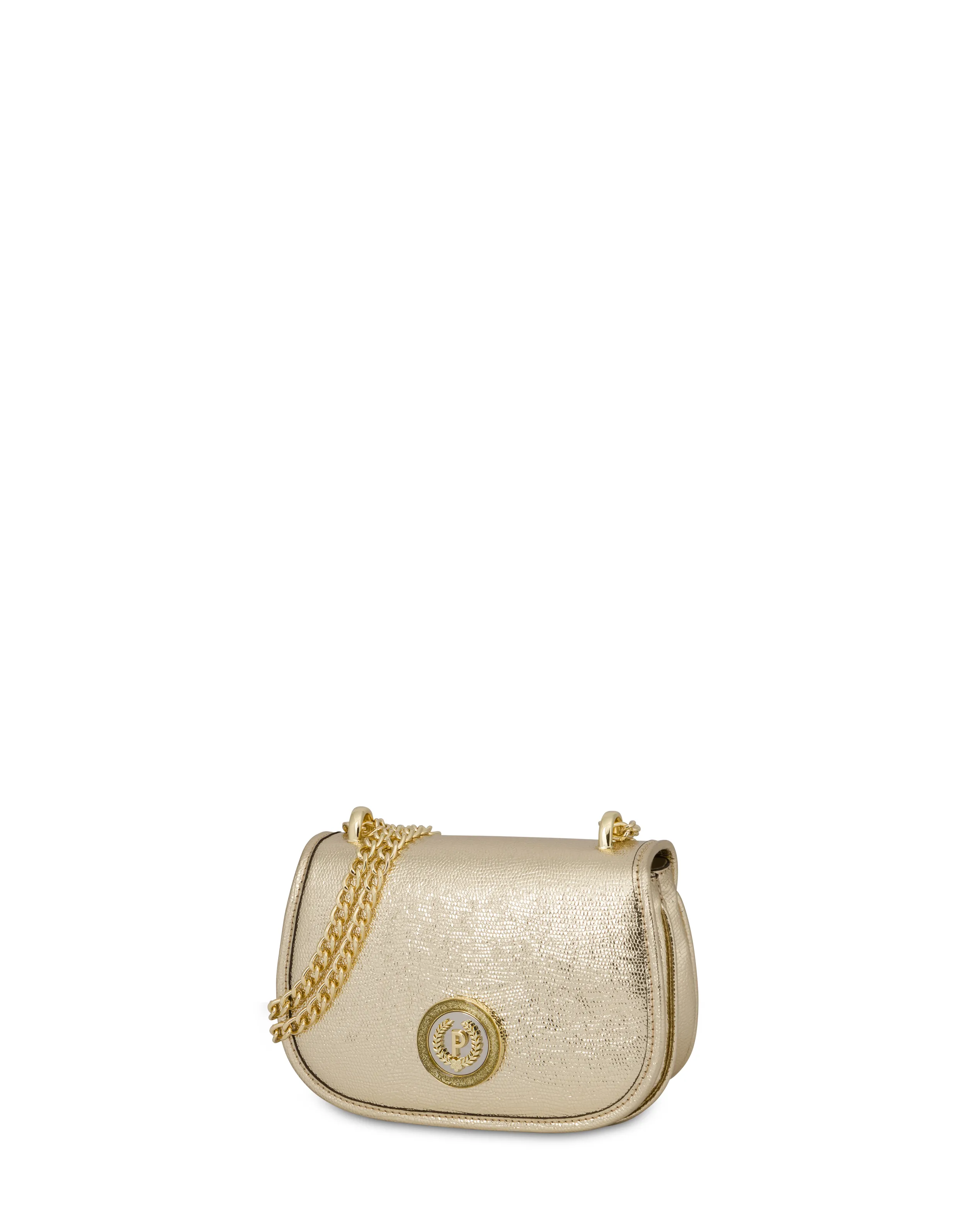     Linea Pollini Mini Borsa Laminata Sara Oro