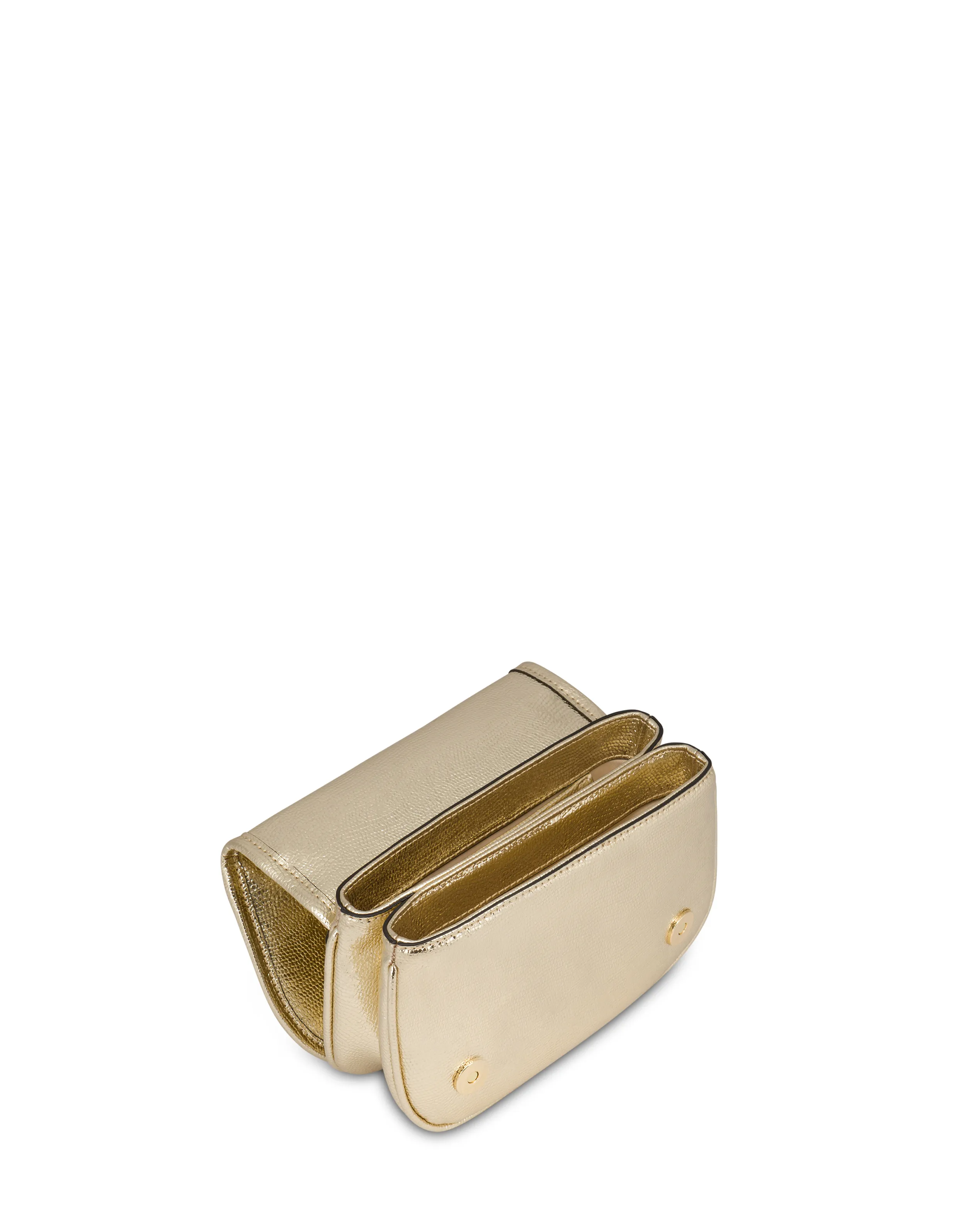     Linea Pollini Mini Borsa Laminata Sara Oro