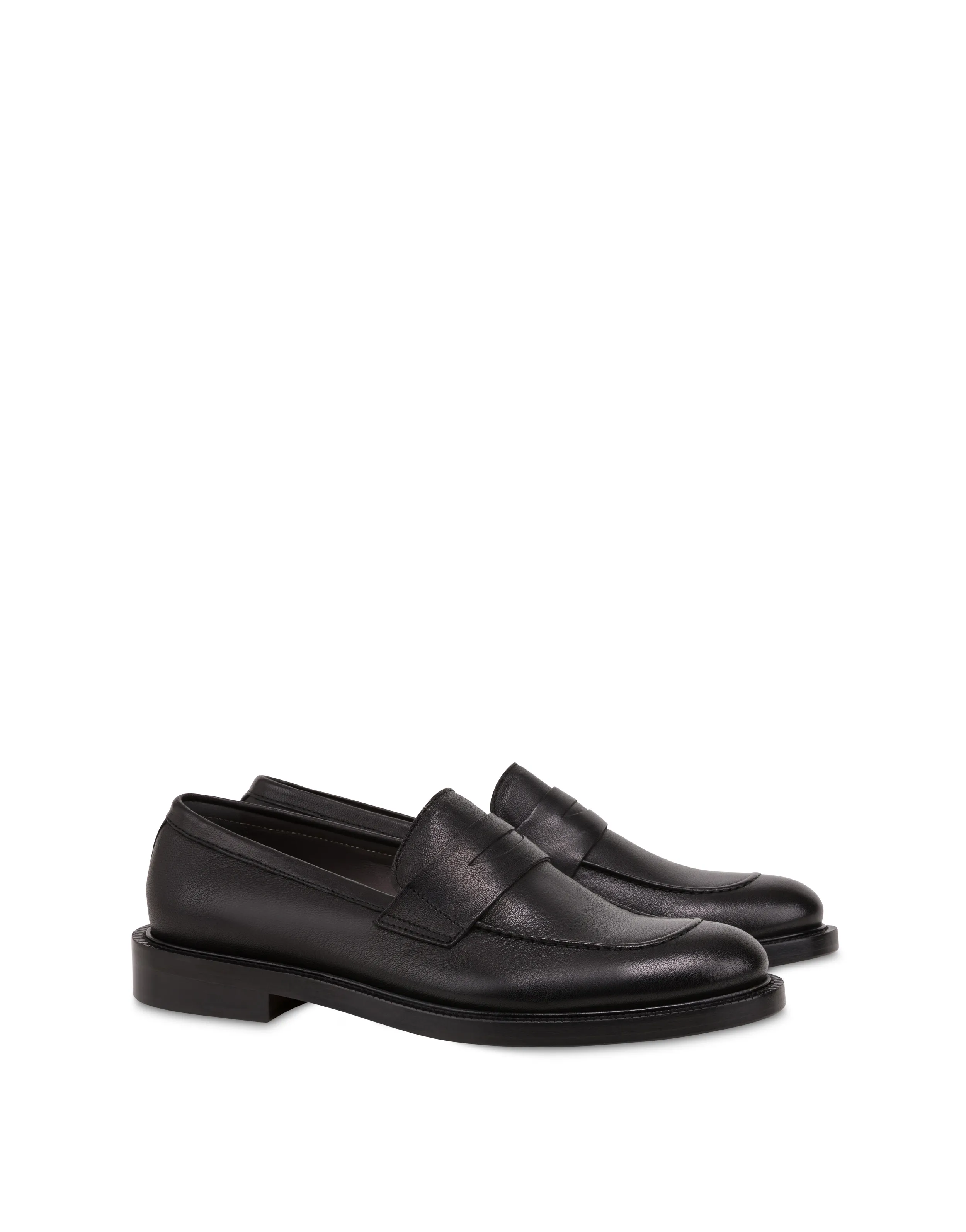     Linea Pollini Mocassini In Nappa 1920 Nero