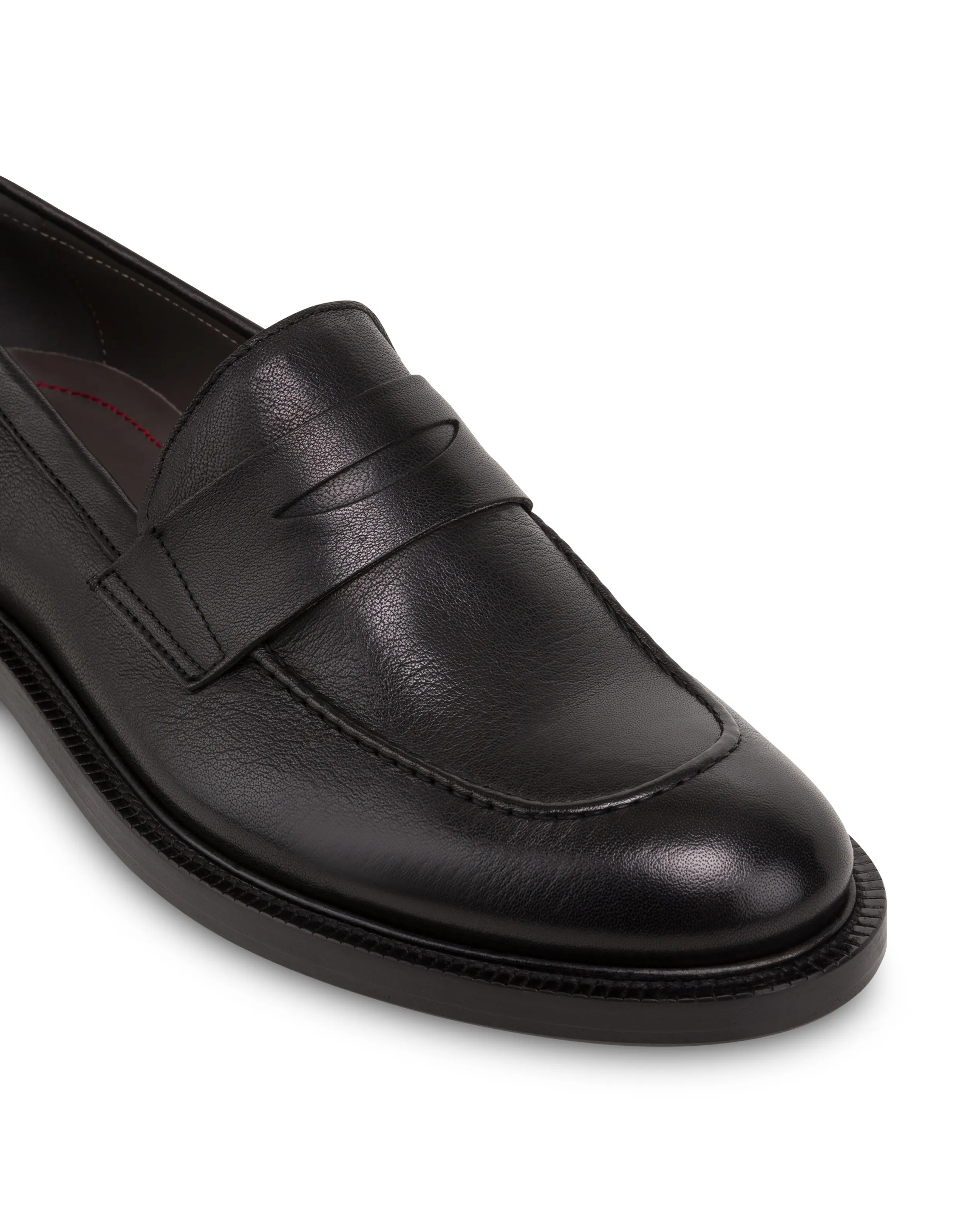     Linea Pollini Mocassini In Nappa 1920 Nero