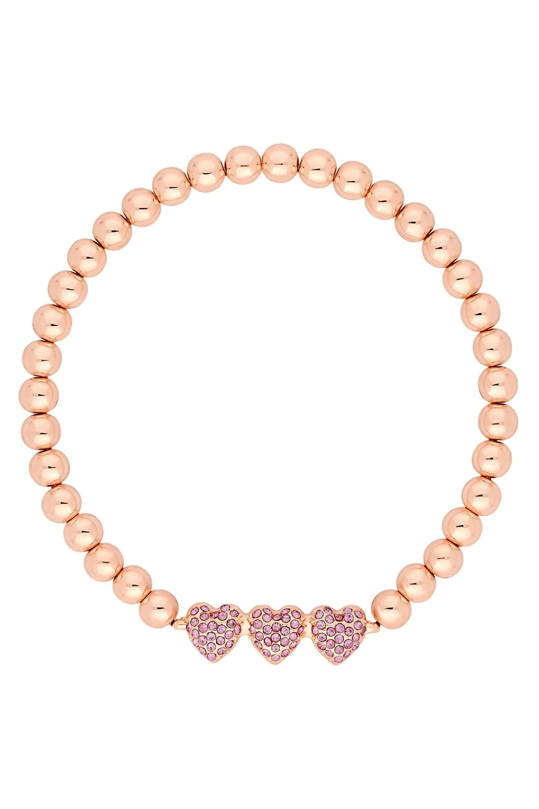 Lipsy Jewellery - Braccialetto elasticizzato con micro pavé - In confezione regalo