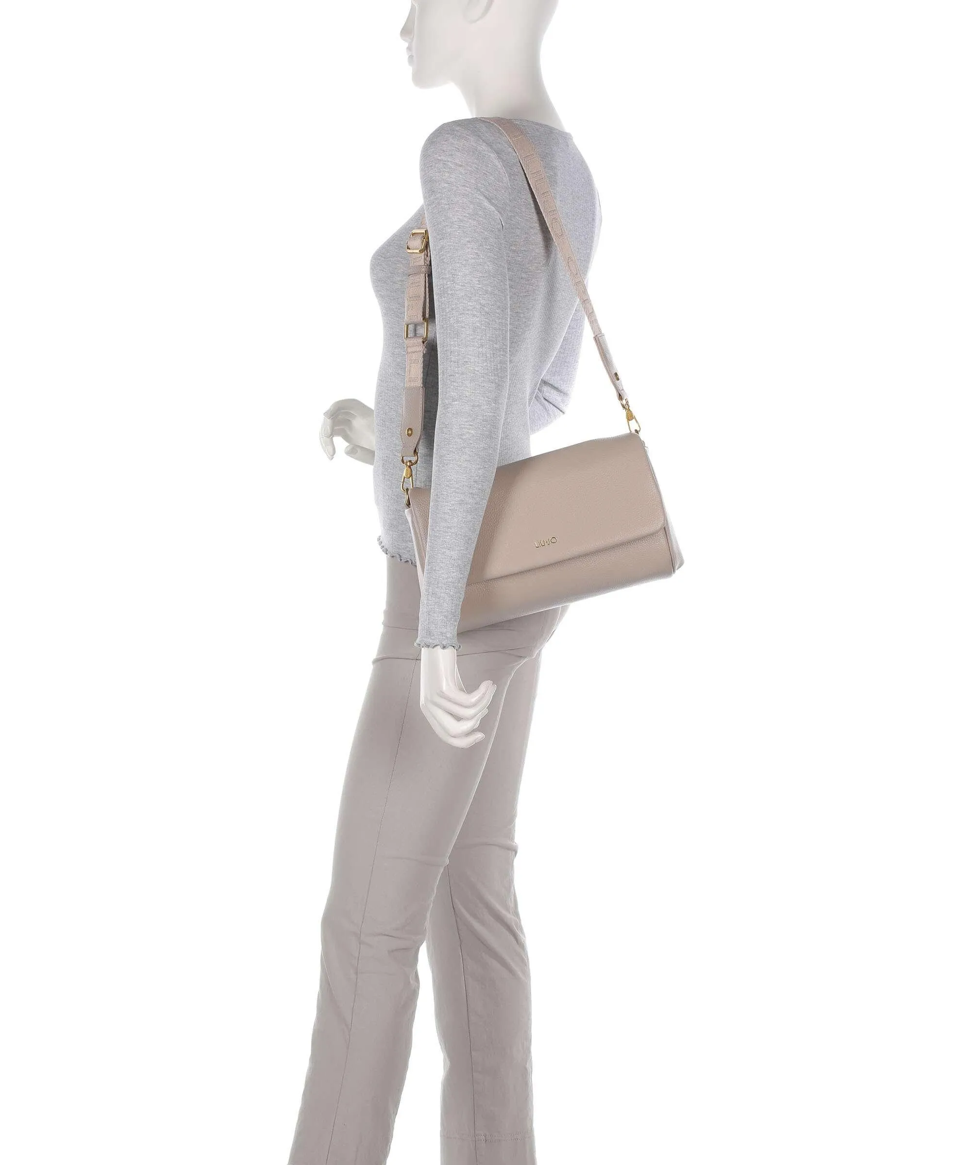  Liu Jo Onice Borsa a tracolla pelle sintetica beige  