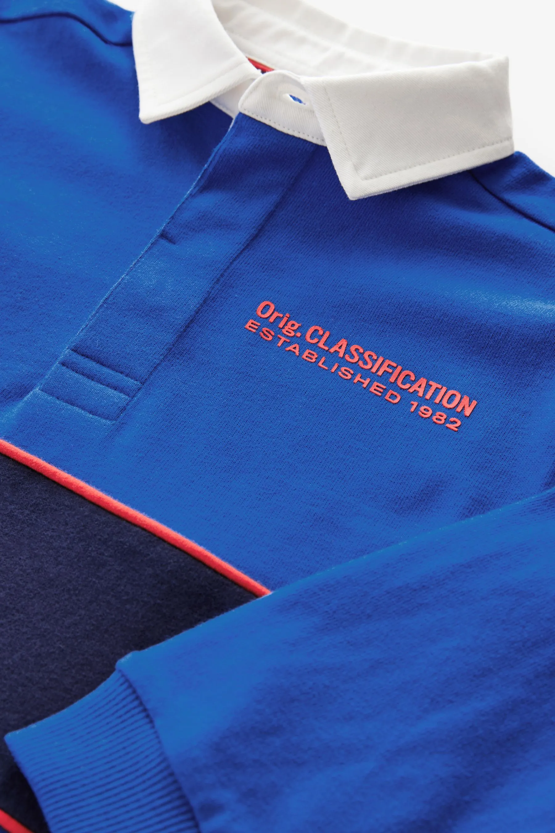 Long Sleeve Rugby 100% Cotton Polo Shirt (3-16yrs)    