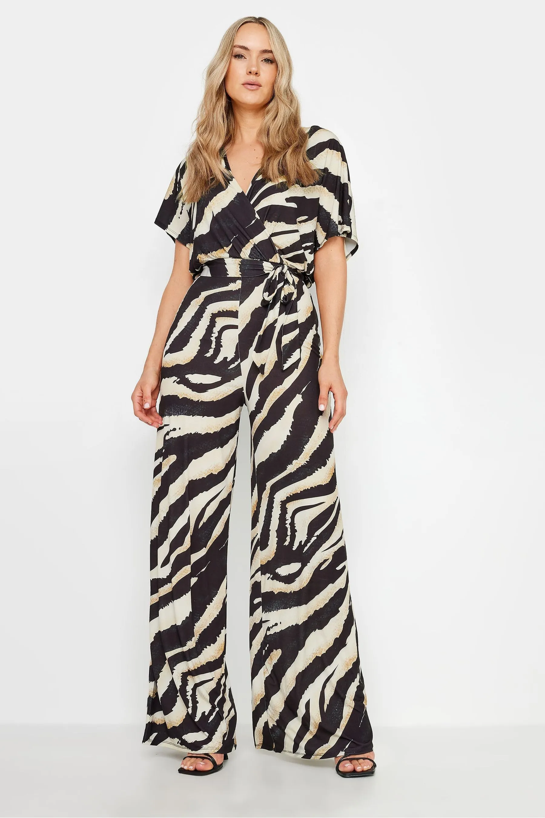 Long Tall Sally - salopette lunga a portafoglio astratto