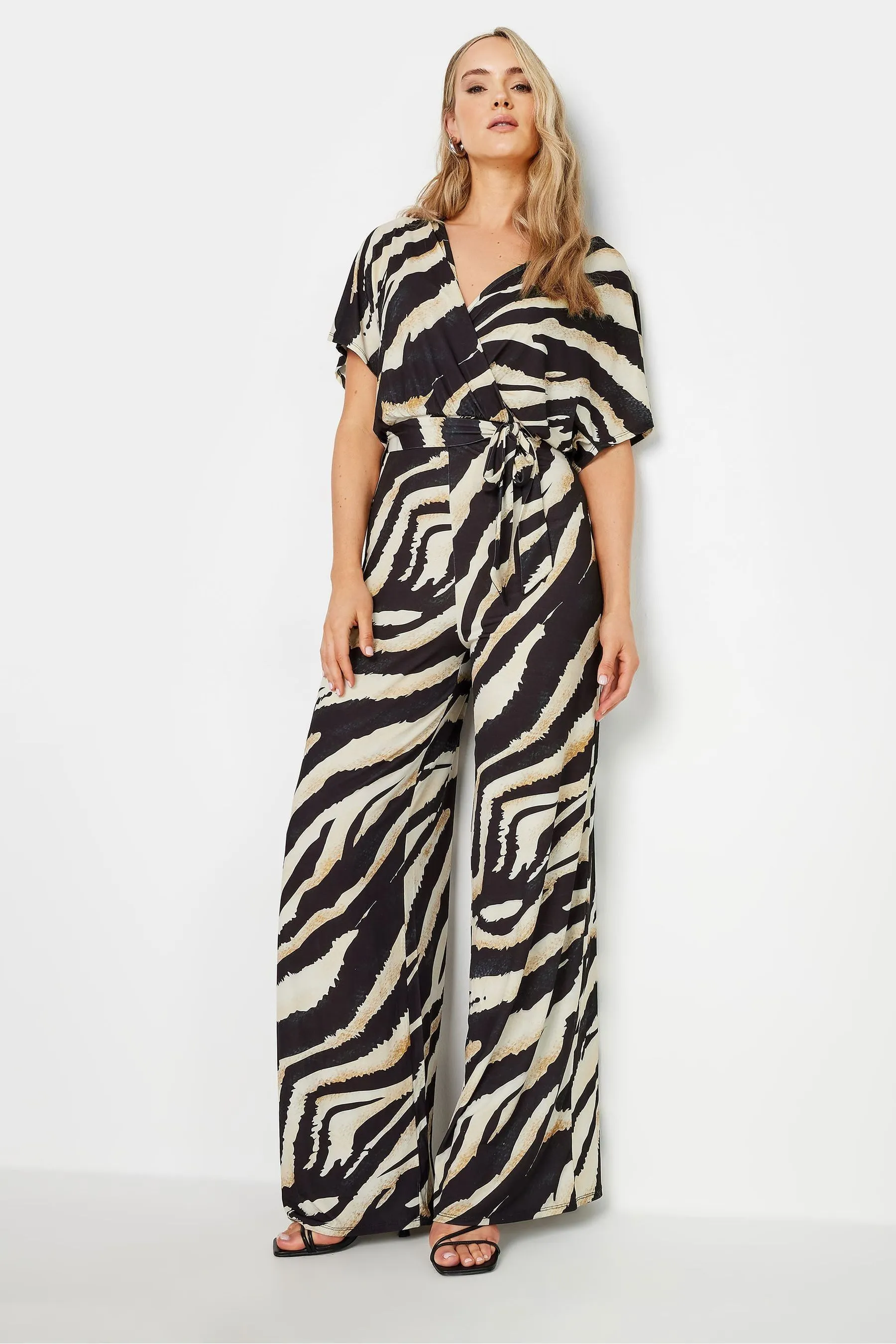 Long Tall Sally - salopette lunga a portafoglio astratto