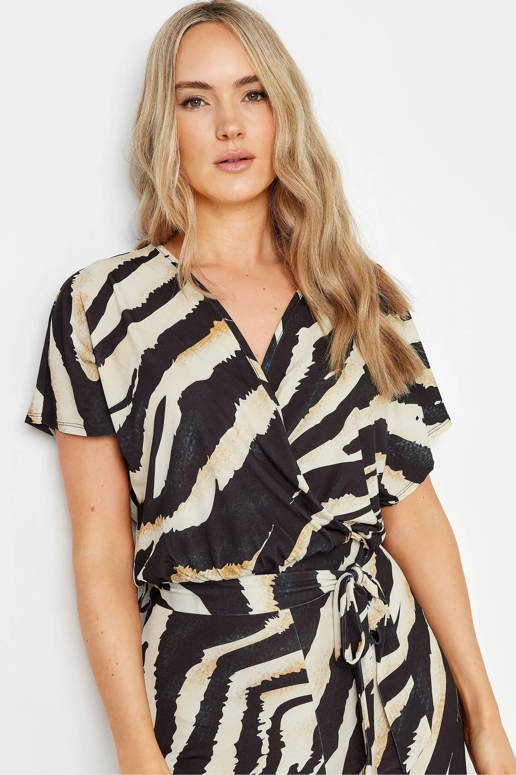 Long Tall Sally - salopette lunga a portafoglio astratto