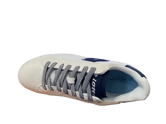 Lotto men's sneakers 1973 AMF NET 219248 10U white-dress blue