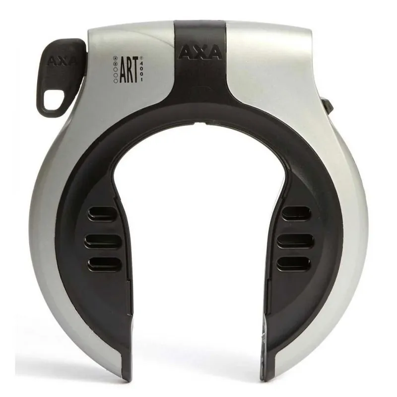 Lucchetto telaio Axa Victory chiave removibile nero/grigio