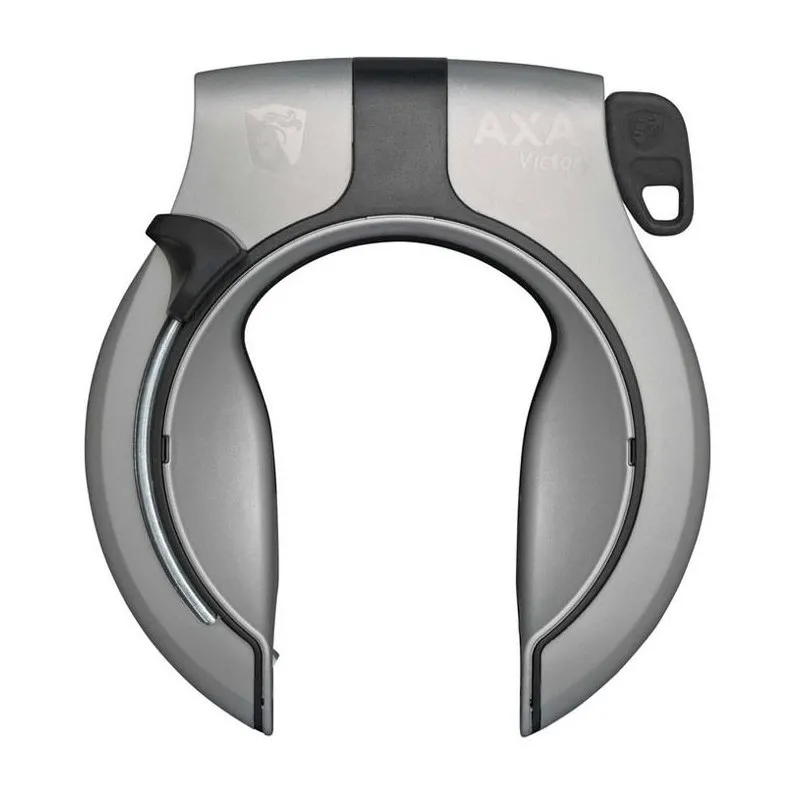 Lucchetto telaio Axa Victory chiave removibile nero/grigio