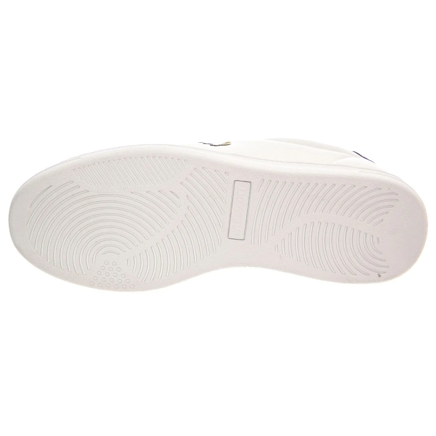 Lyle & Scott Elgin White / Black - Scarpe Profilo Basso Uomo Binche    