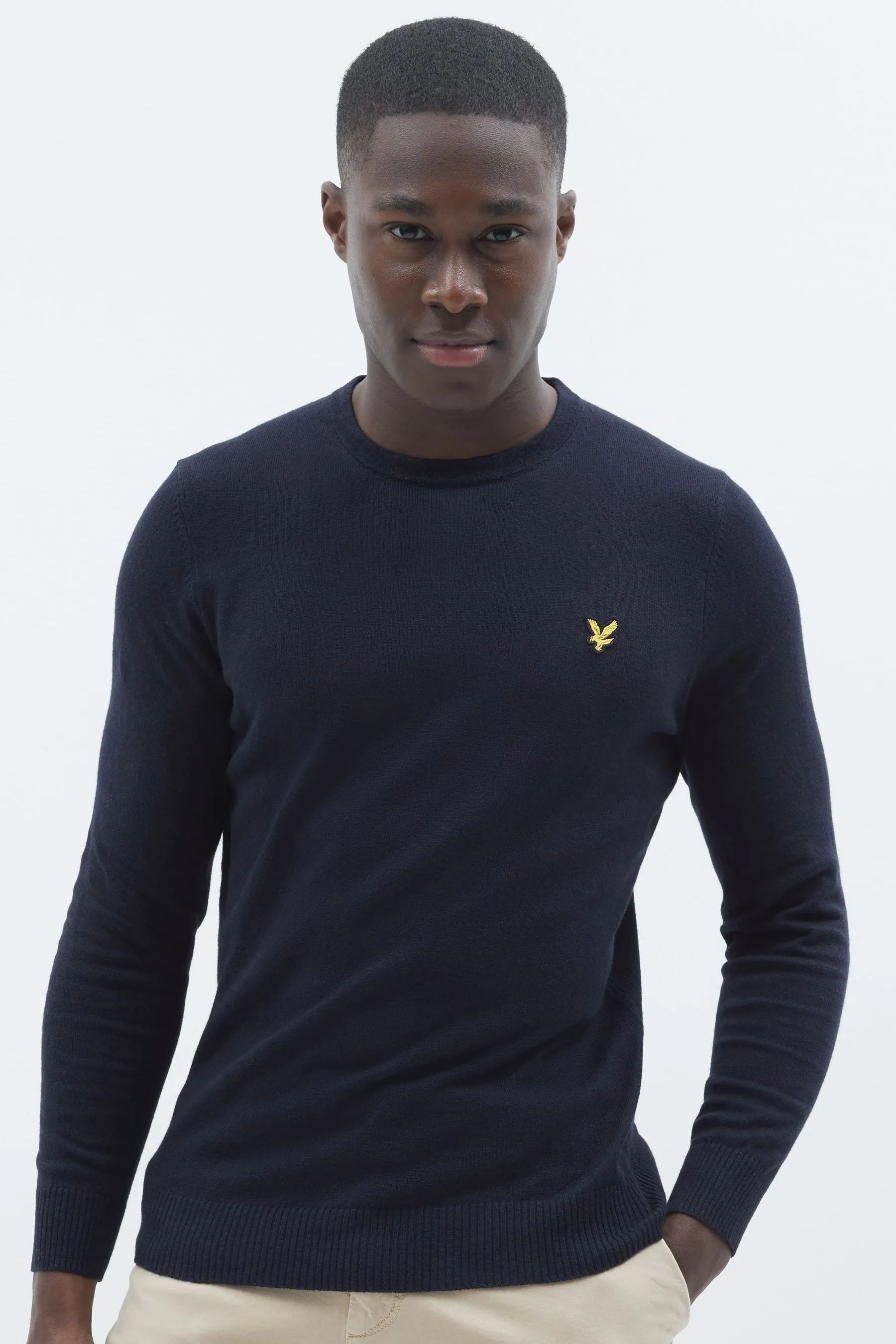 Lyle & Scott - Maglione girocollo in cotone merino    