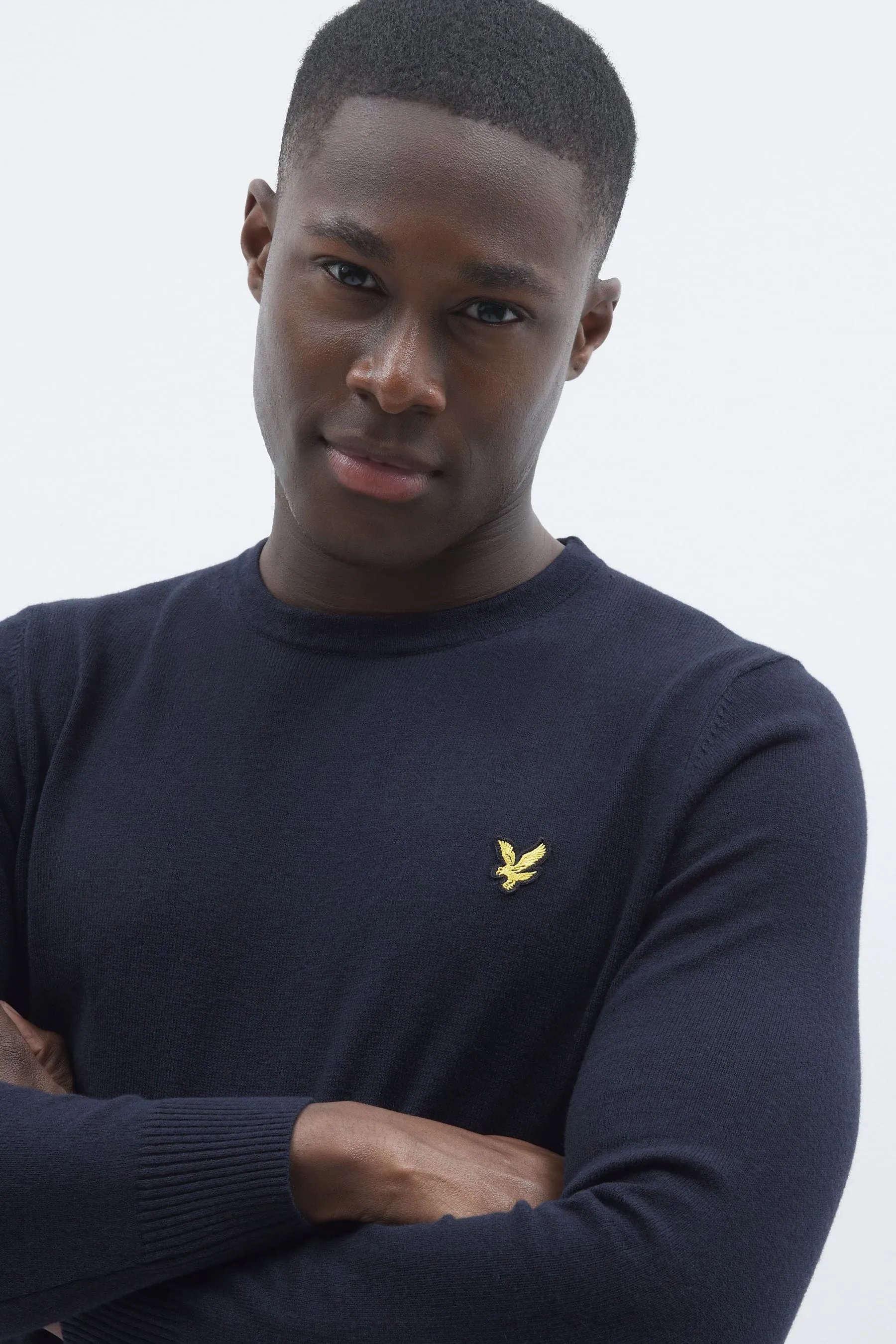 Lyle & Scott - Maglione girocollo in cotone merino    