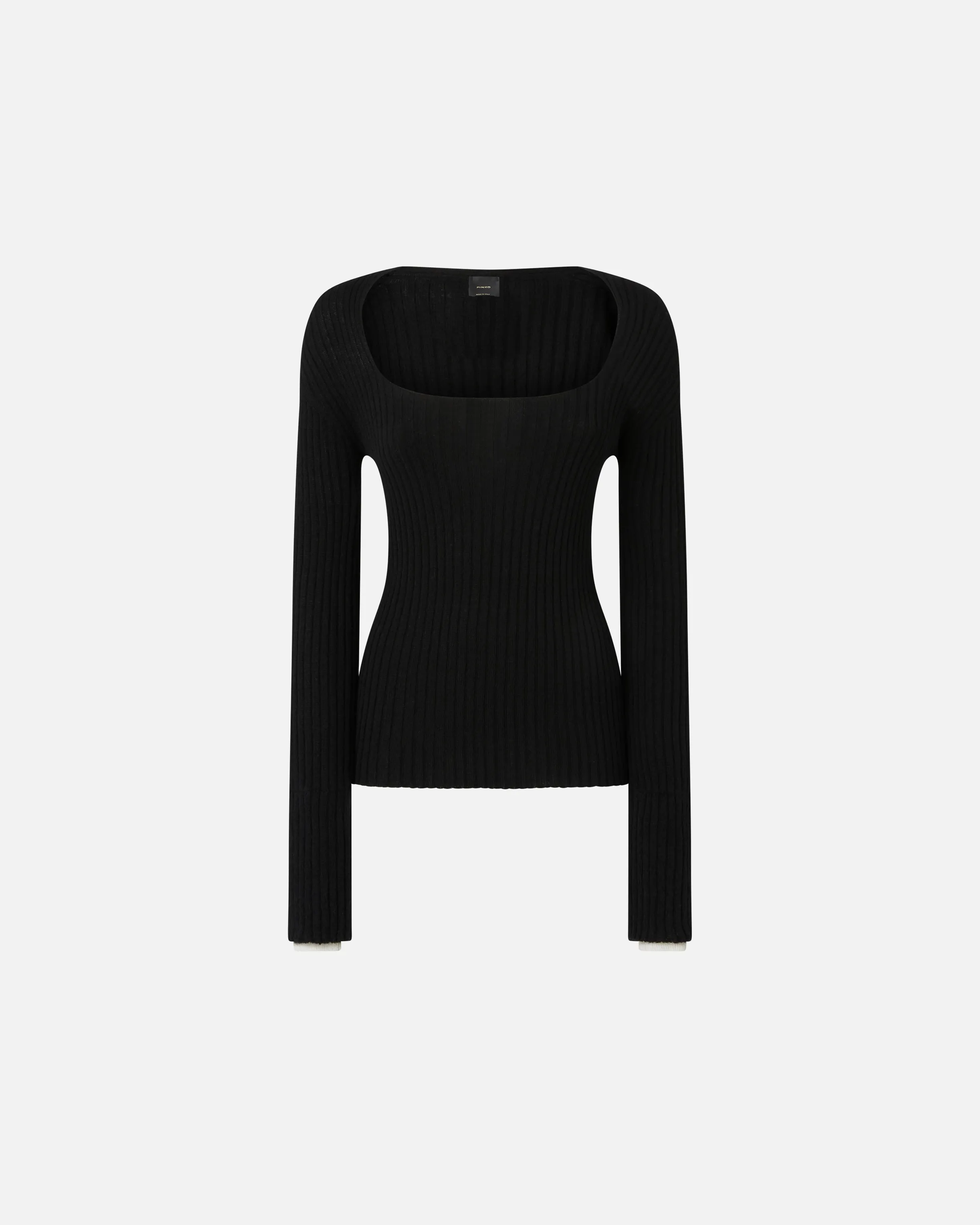  Maglia a costine in lana e cachemire    
