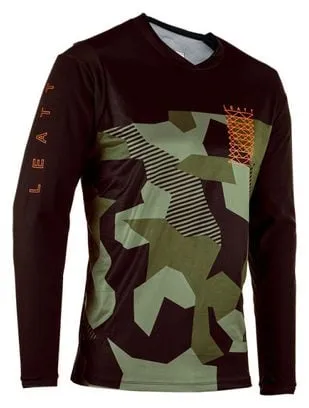 Maglia a manica lunga Leatt MTB Gravity 4.0 Camo per bambini