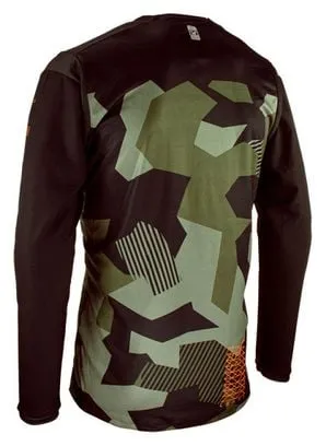 Maglia a manica lunga Leatt MTB Gravity 4.0 Camo per bambini