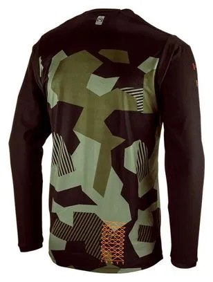 Maglia a manica lunga Leatt MTB Gravity 4.0 Camo per bambini