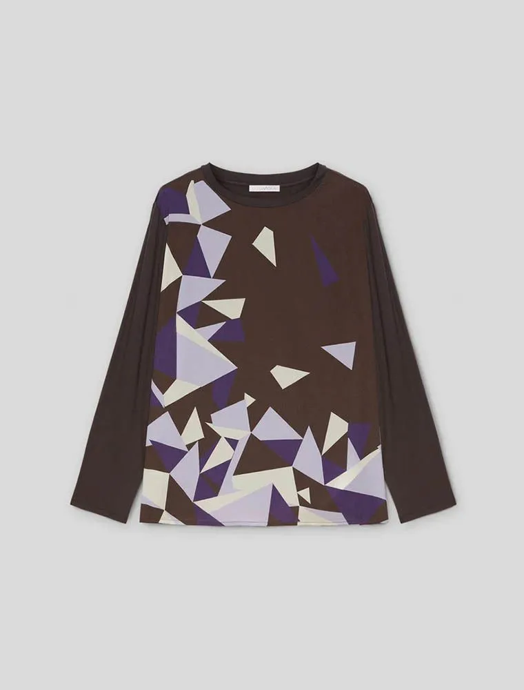 Maglia Manica Lunga Curvy Luisa Viola - Moro