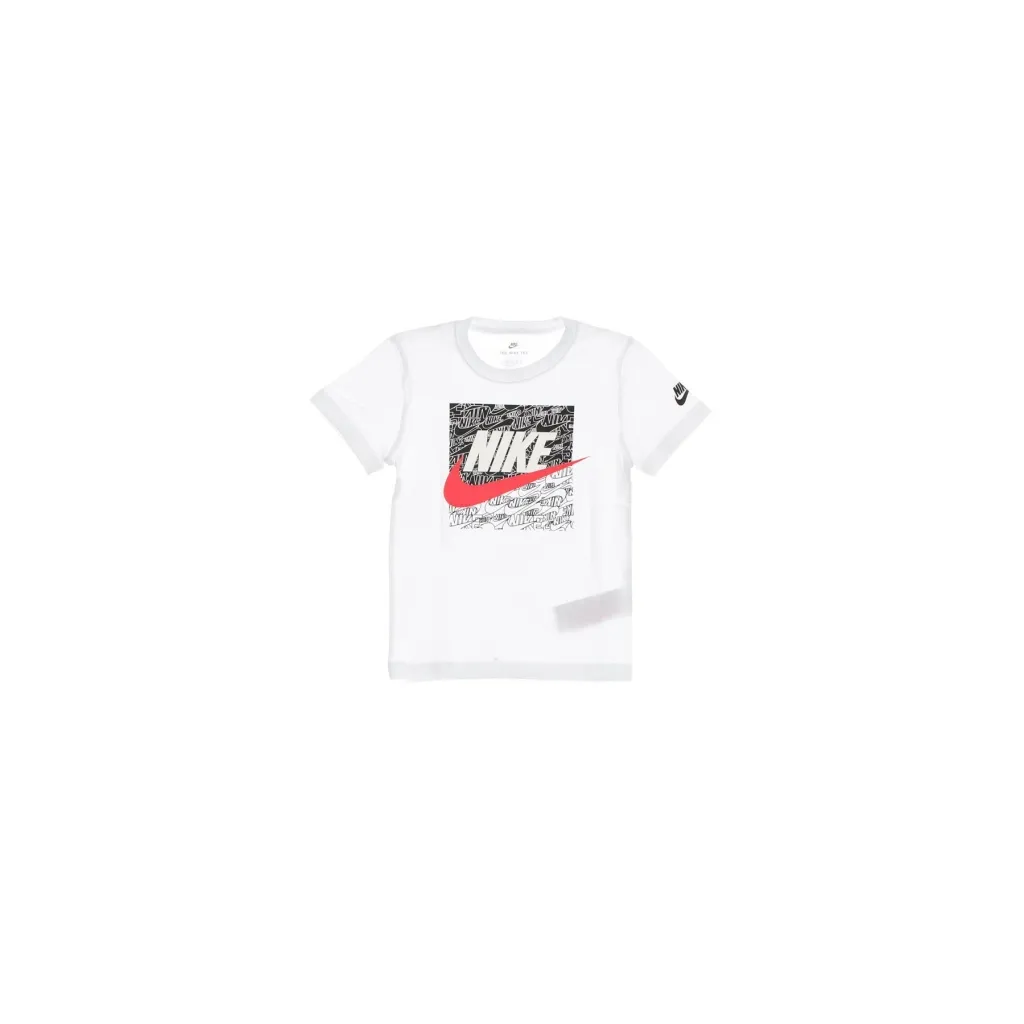 maglietta bambino practice makes futura logo tee WHITE