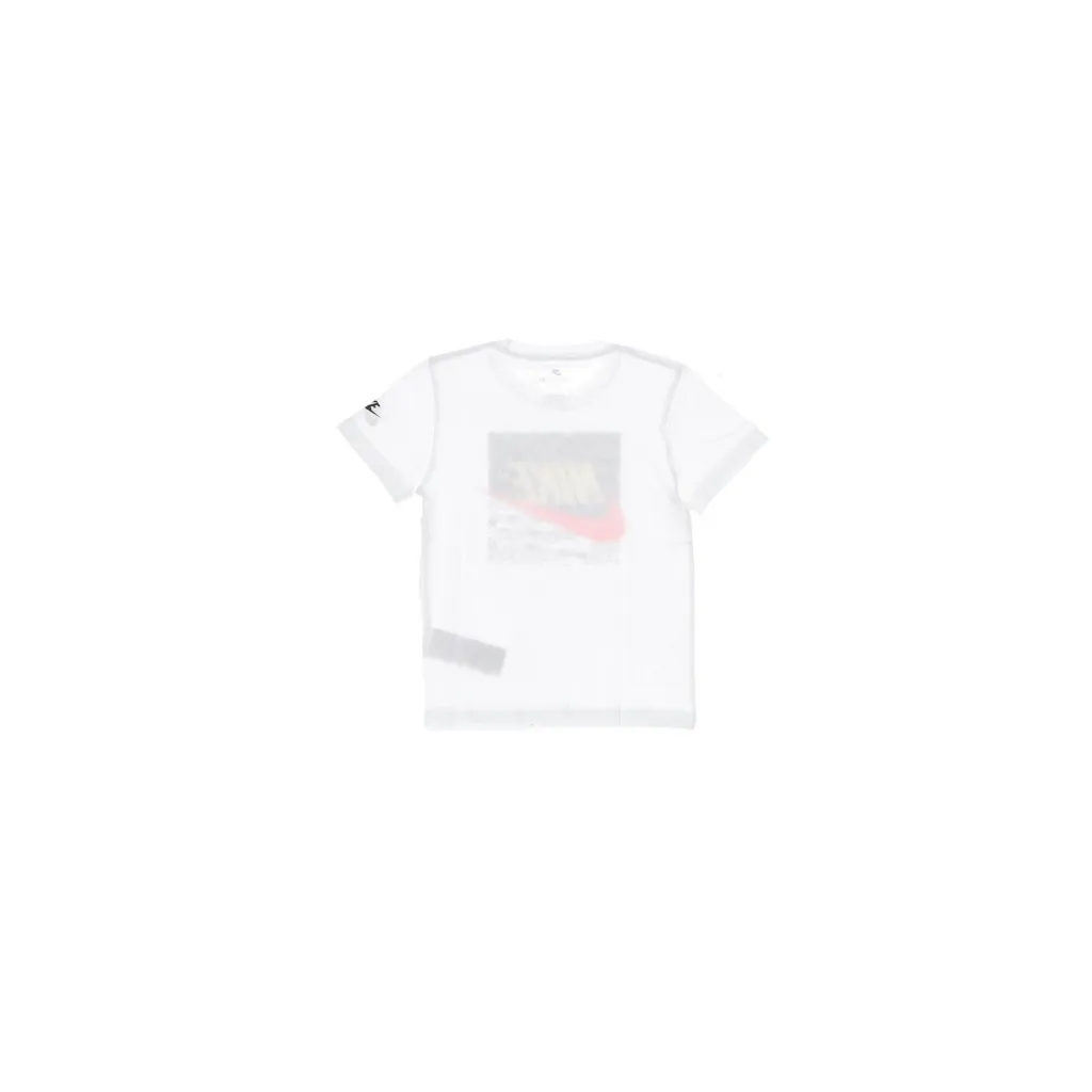 maglietta bambino practice makes futura logo tee WHITE