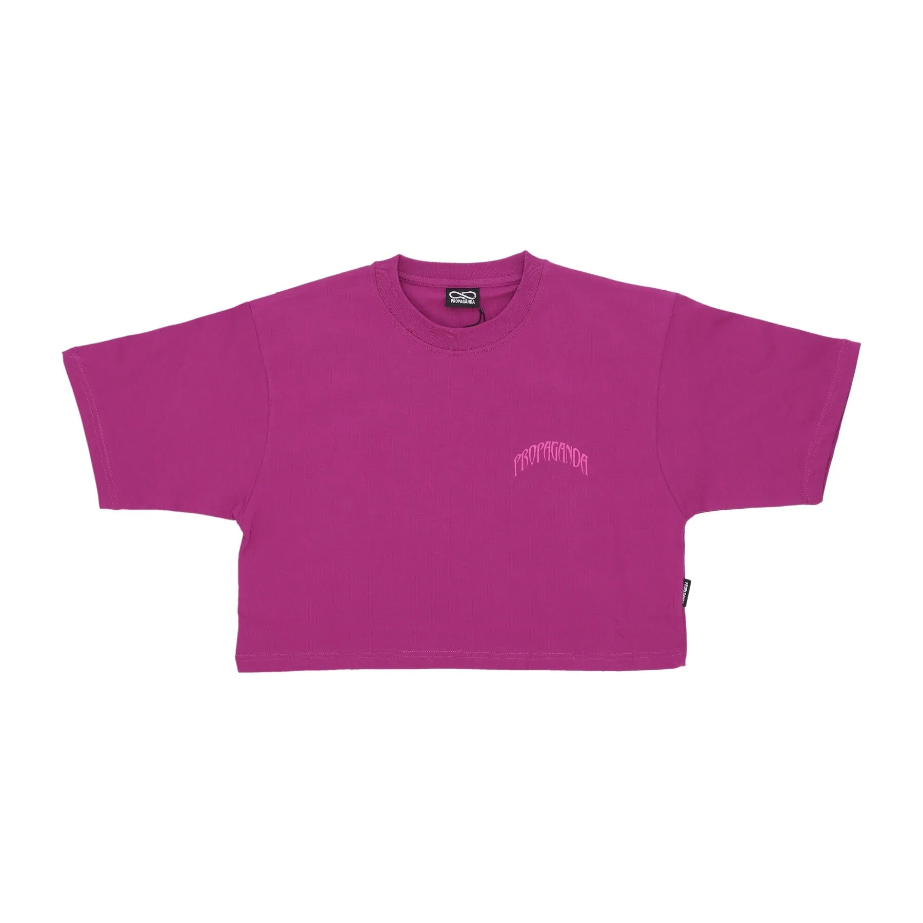Maglietta Corta Donna W Triangle Bengala Crop Tee Purple Haze