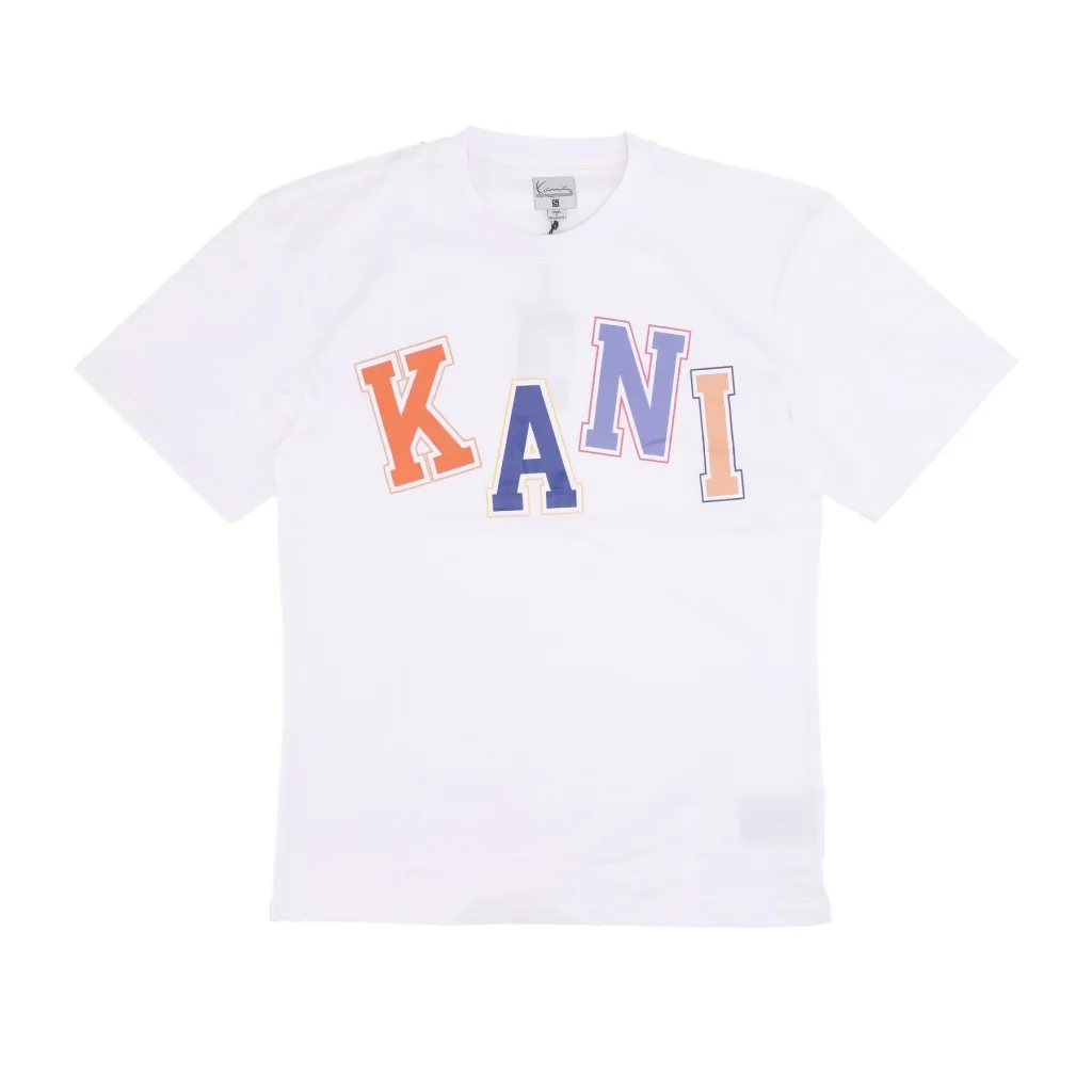 maglietta uomo multicolor logo tee WHITE
