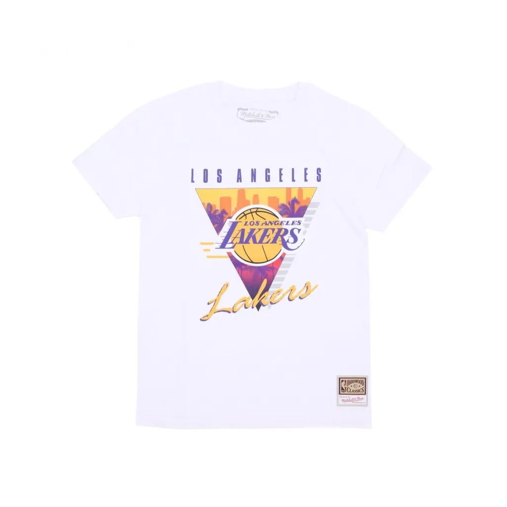 maglietta uomo nba final seconds tee hardwood classics loslak WHITE