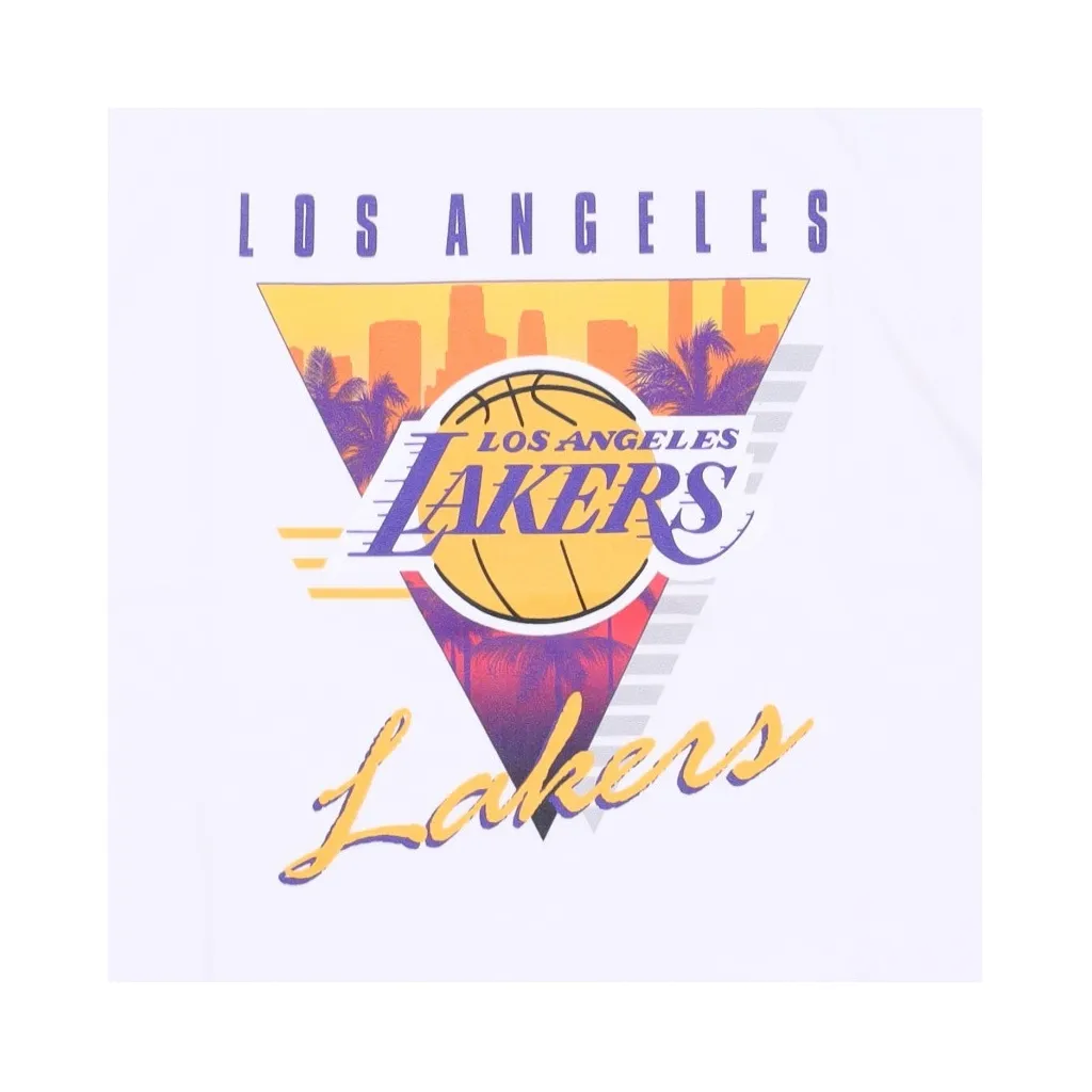 maglietta uomo nba final seconds tee hardwood classics loslak WHITE