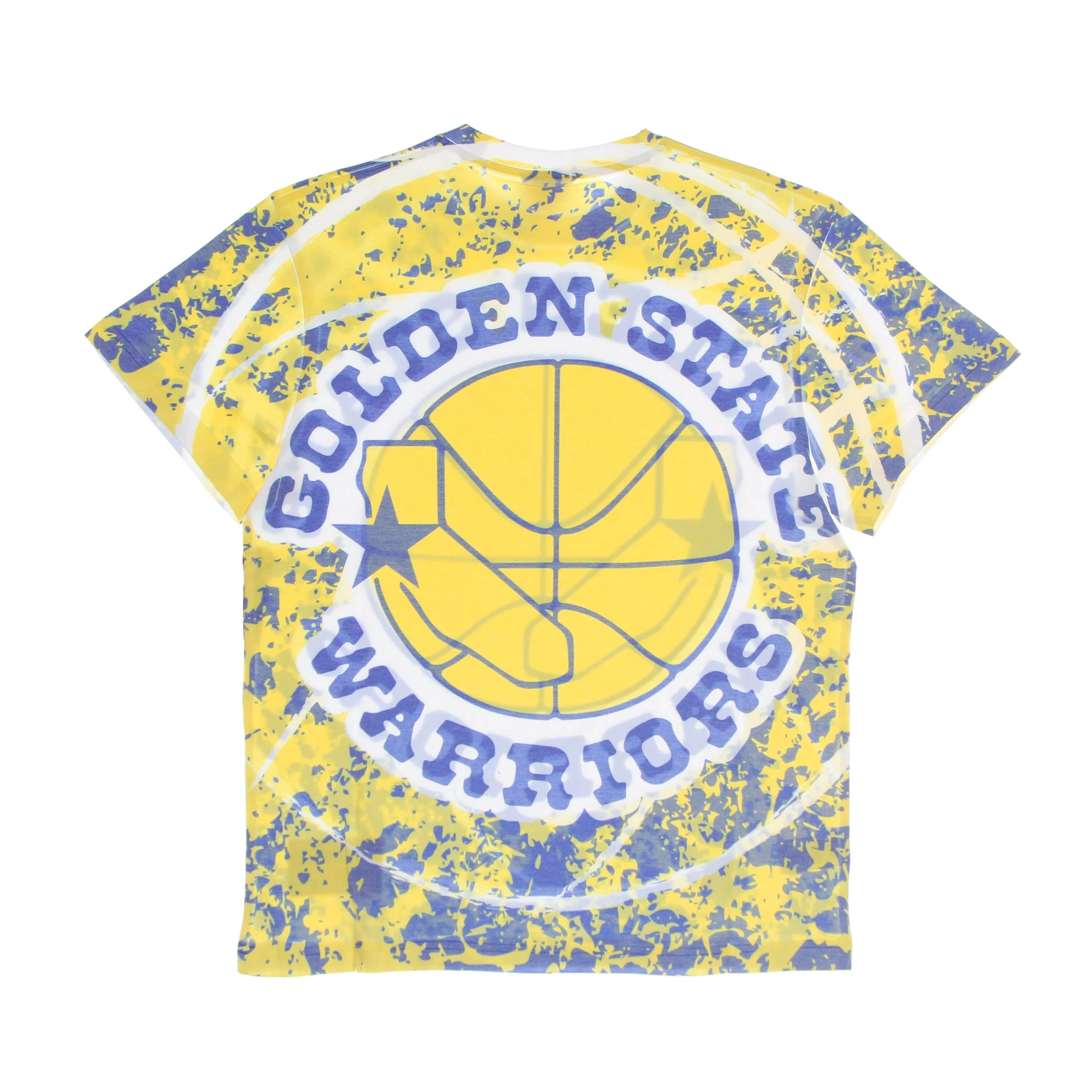Maglietta Uomo Nba Jumbotron Tee Hardwood Classics Golwar Yellow/original Team Colors