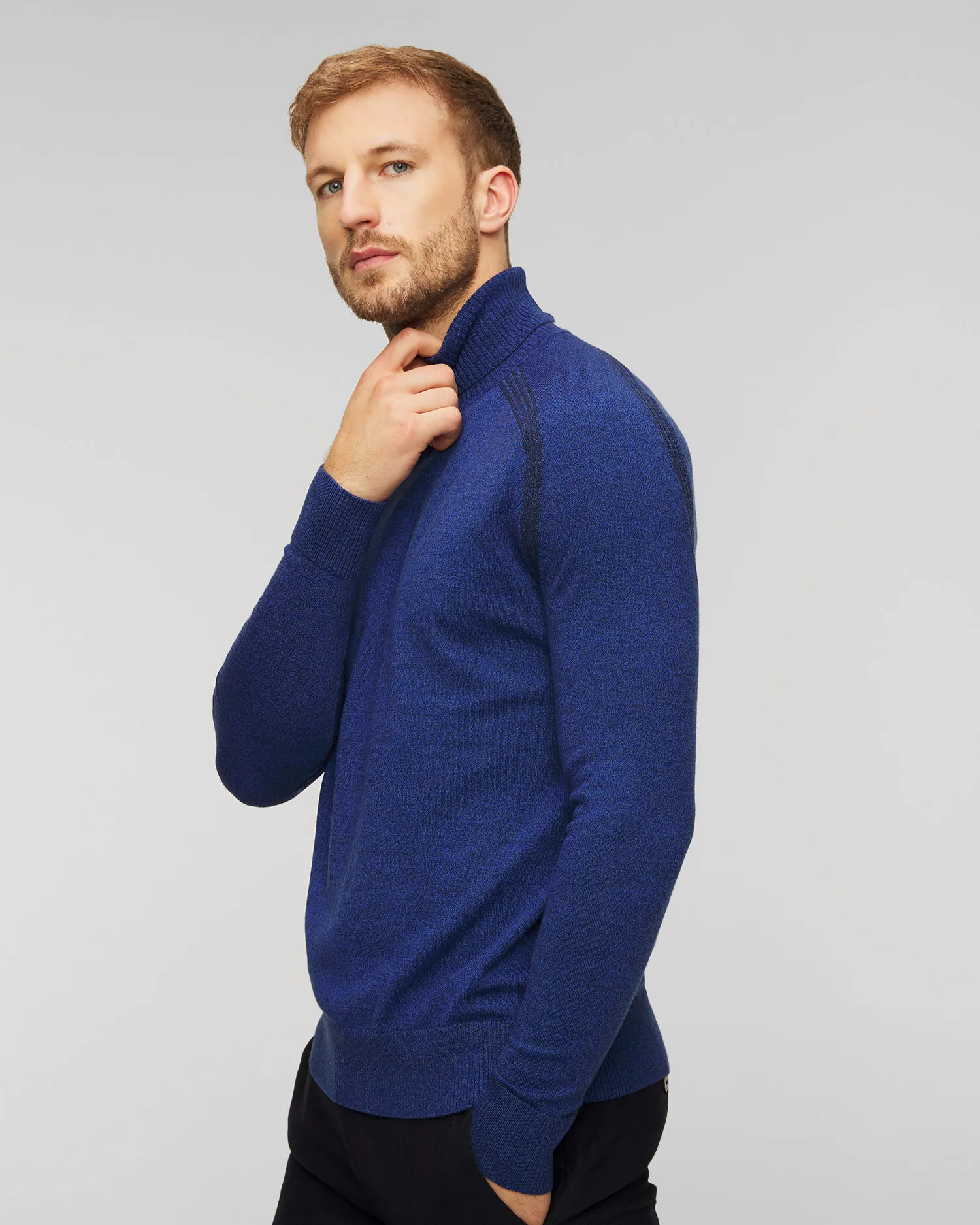 Maglione a collo alto di lana BOGNER Gordon-5 88696416-457