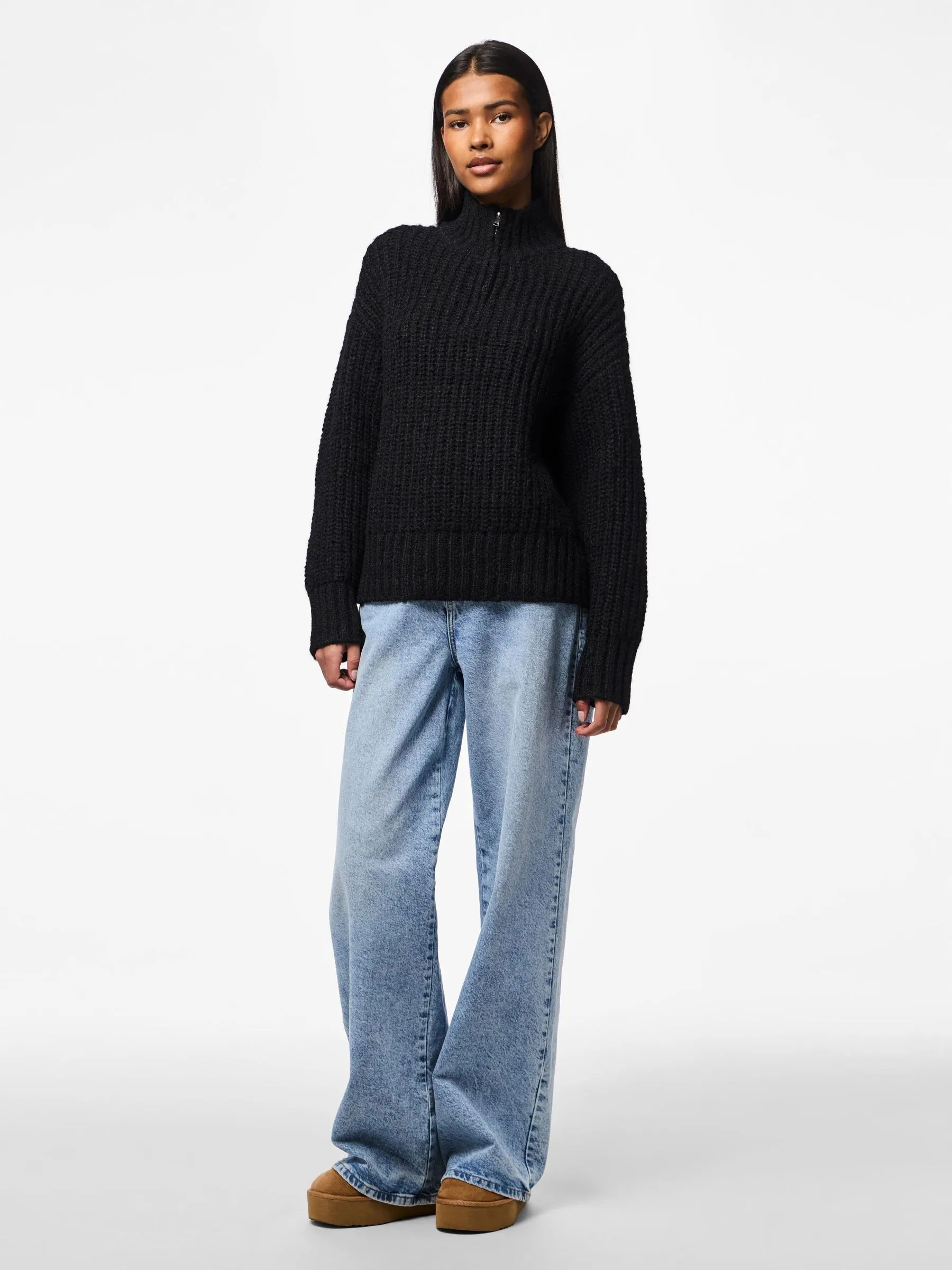 MAGLIONE A MEZZA CERNIERA