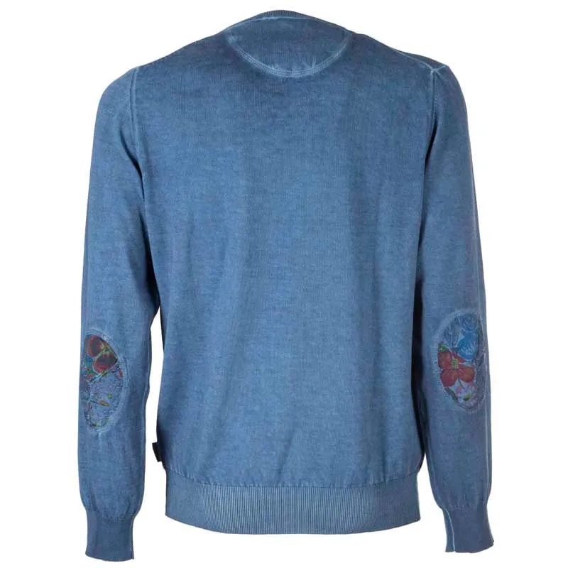 Maglione Blas 21 con toppe stampate 