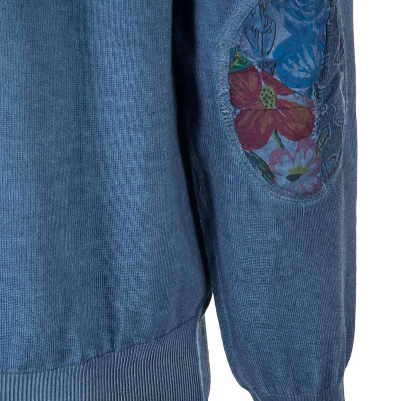 Maglione Blas 21 con toppe stampate 