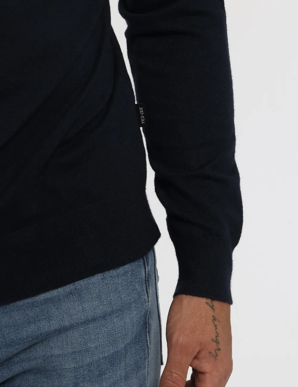 Maglione Blu Yes Zee