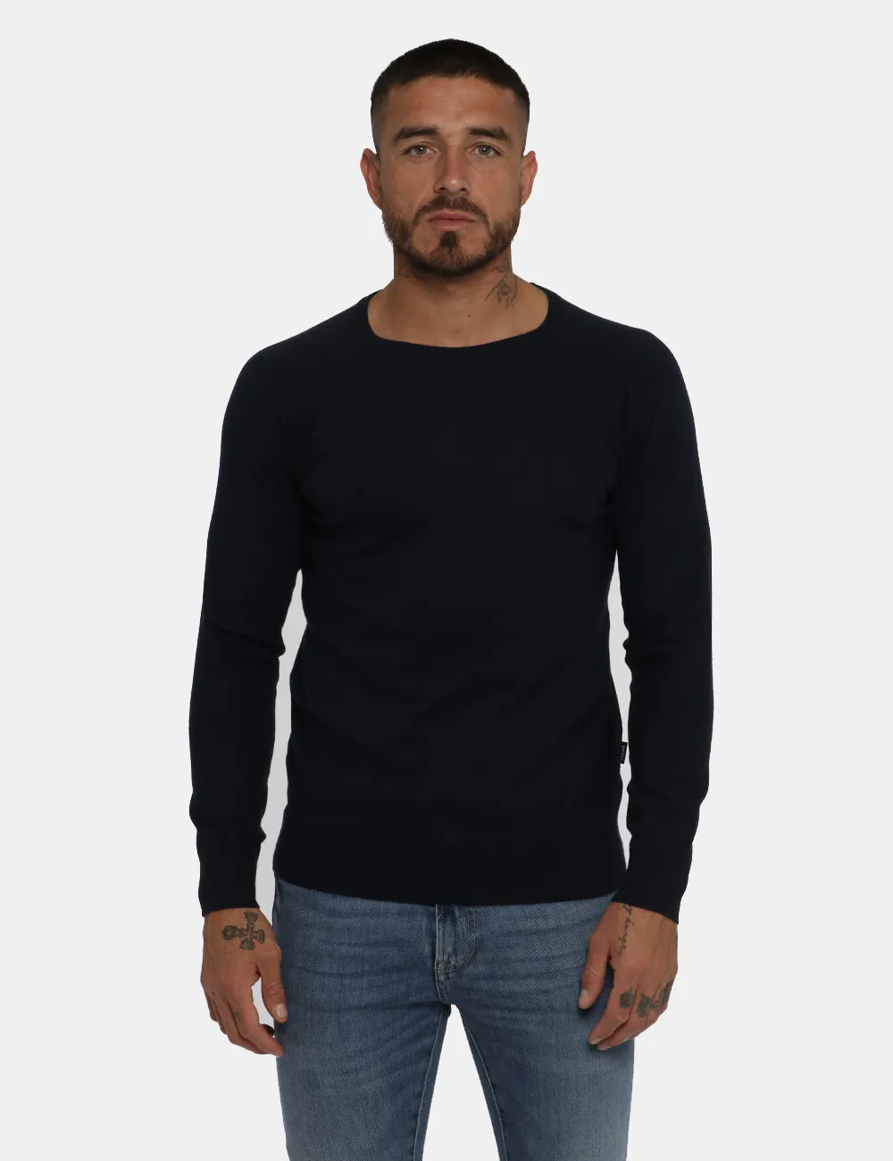 Maglione Blu Yes Zee