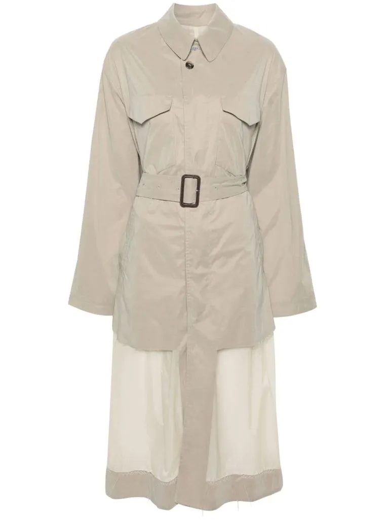 maison margiela Trench effetto invecchiato
