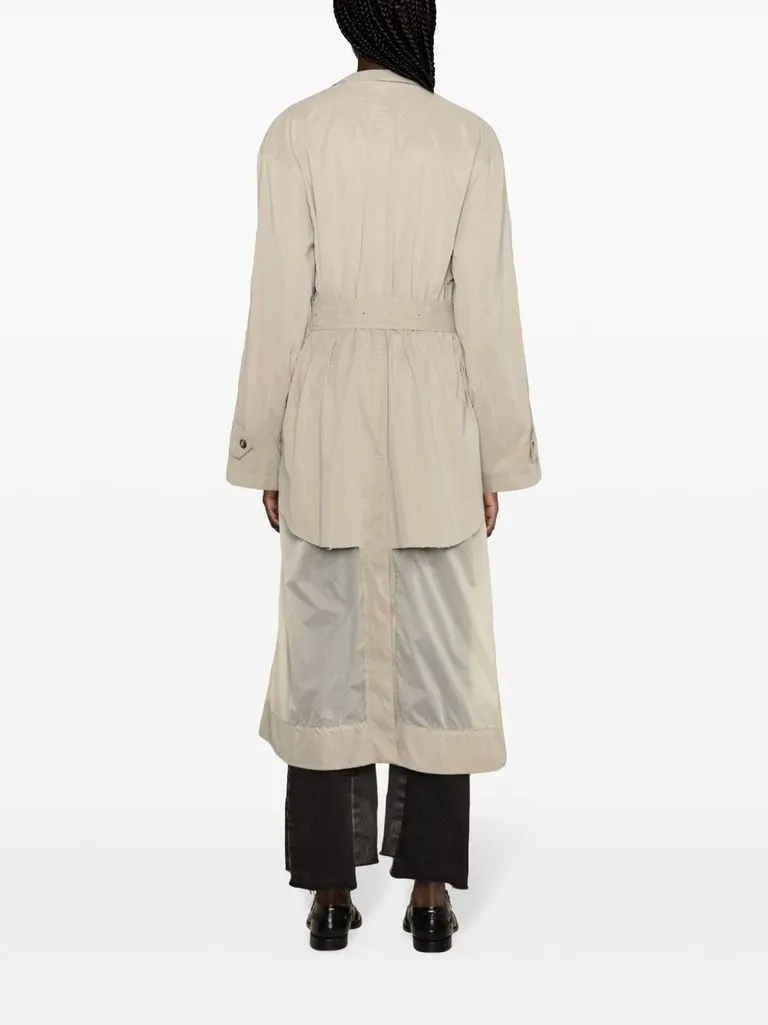 maison margiela Trench effetto invecchiato