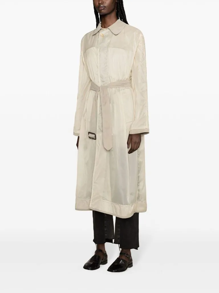 maison margiela Trench effetto invecchiato