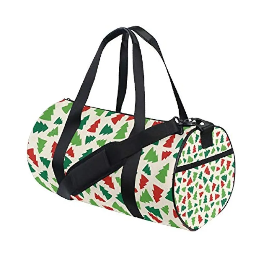 MALPLENA Natale Tempo di Colore Alberi Tamburo palestra borsone donne Borsa da viaggio 203711323